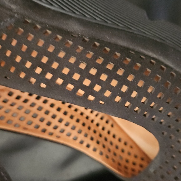 Clarks Women s Reedly Salene Wedge Sandal Black NUBUCK 6 US - Picture 7 of 9